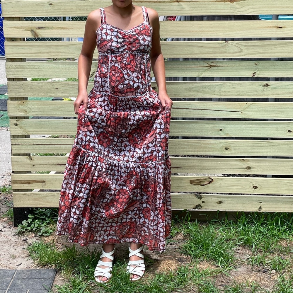 ASOS Vero Moda BOHO Tiered Cotton SunDress Sz S